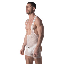 Barcode Berlin Singlet Backless Pan Blanc